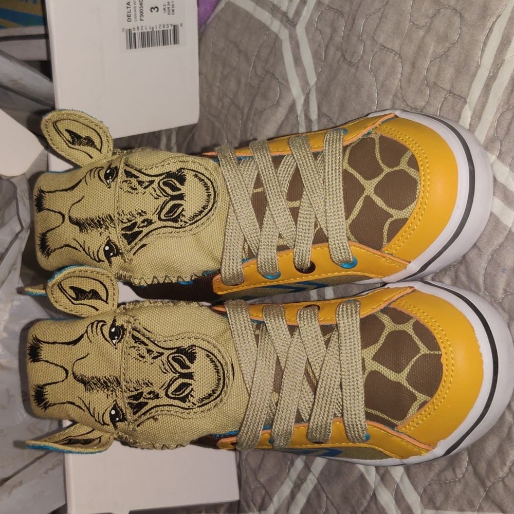 Feiyue Delta Mid Kid'sColor Orange/Tan/Cyan/Brown Giraffe Size 11 Little kid's - Picture 5 of 12